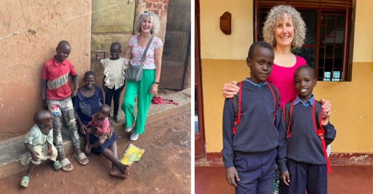 Rachel and her sponsored pupils.jpg